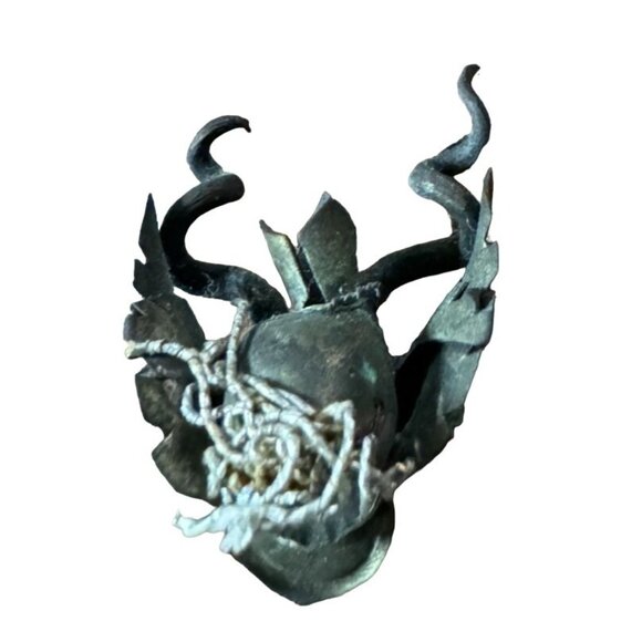 Japanese Warrior Metal Figurine Bead Embellishments Intricate Detailing - Picture 6 of 11